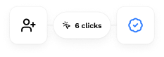 Add a person, finish in 6 clicks, get a verified hire
